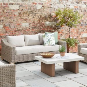 Capri Collection Outdoor Three Seater Sofa